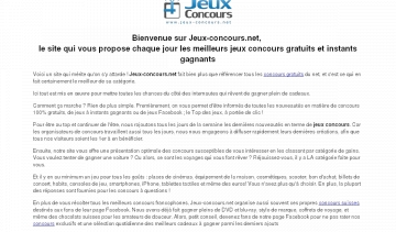 jeux concours gratuits