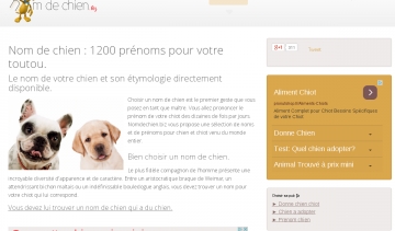 noms pour chien