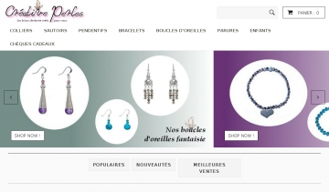 Créative Perles, une boutique en ligne spécialisée dans les bijoux 