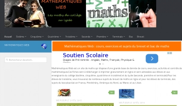 Cours de maths gratuits