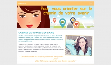 Cabinet de voyance en ligne Destin & avenir