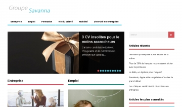 Groupe Savanna - blog vie professionnelle