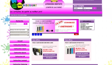 Inkdiscount, boutique de consommables pour imprimante