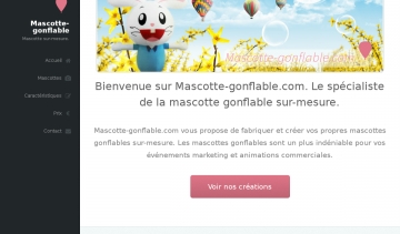 mascotte gonflable