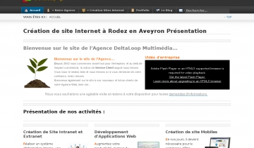 DeltaLoop Multimédia, créateur de sites Internet à Rodez en Aveyron