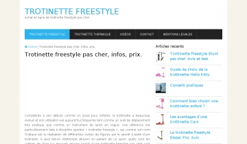 ma trotinette freestyle pas cher