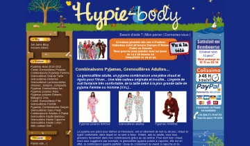 Pyjamas grenouilleres hommes et femmes