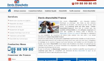 Devis etancheite France, des artisans couvreurs expérimentés