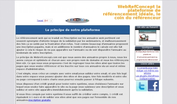 webrefconcept, plateforme de référencement