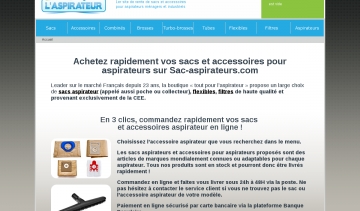 sac aspirateurs