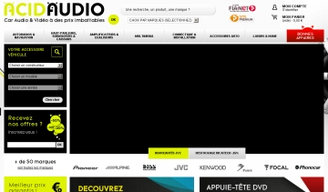 Page d'accueil de la boutique discount Acid Audio