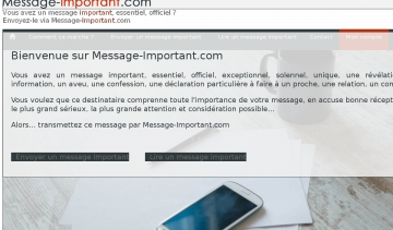 Envoi de messages officiels via Message-Important.com