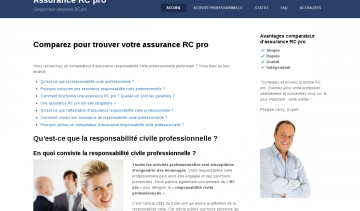 Tout surl' Assurance RC pro