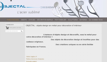 objets design en métal