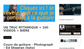 cours de guitare facile en ligne