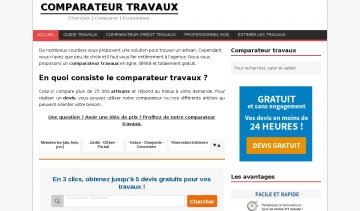 comparateur travaux