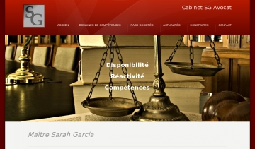 Cabinet du maître Sarah Garcia, avocate au barreau de paris