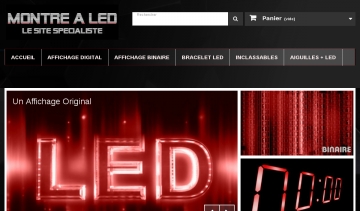 site de vente de montres led