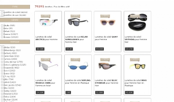 Boutiques lunettes