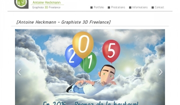 Page d'accueil Antoine Heckmann 3D