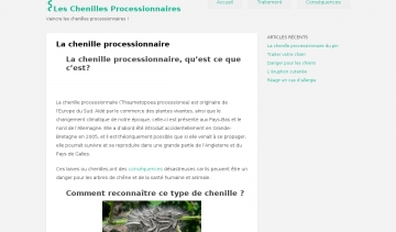 La chenille processionnaire:traitement et cause