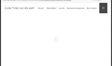 Guide créer son site web