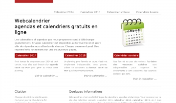 webcalendrier