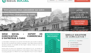 Siège Social, service de domiciliation commerciale d'entreprises