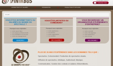 Fininbus gestions des intermittents et organisation de spectacles