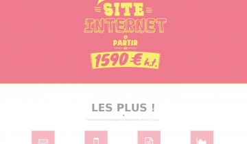 Votre site Internet à partir de 1590€ HT