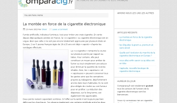 comparacig blog de cigarette electronique