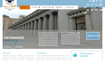 site internet d'un détective privé 