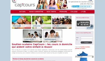 Capcours Soutien Scolaire à domicile