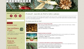 Agenda des marchés de Noël