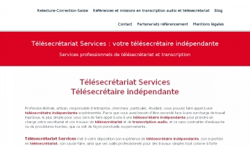 Télésecrétariat Services, télésecrétaire indépendante