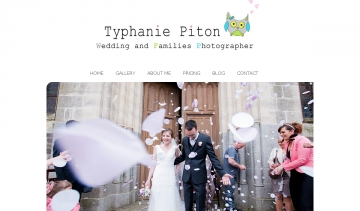 page d'accueil typhanie piton photographe