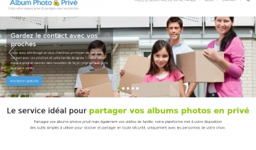 Créez votre espace sécurisé et partagez vos albums photo en privé