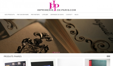 Site web d'imprimerie de Paris