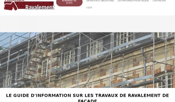 travaux de ravalement de façade