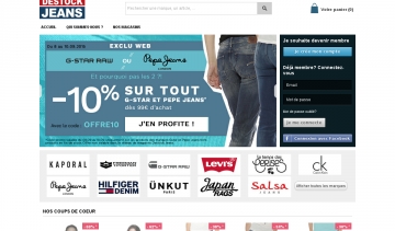 Destock Jean's : boutique en ligne de destockage de jeans de marque