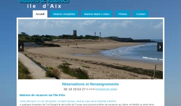 Location maisons de vacances - Ile d'Aix