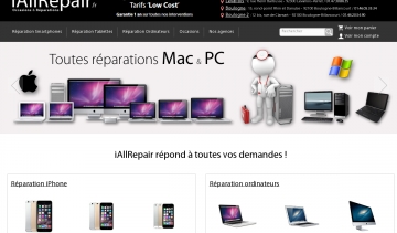 iAllRepair : reparation smartphones, tablettes tactiles, ordinateurs