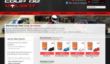 Coup de Volant - Boutique en ligne d'accessoires pilotes et équipements automobiles