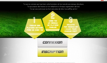 SoccerPlay, réseau social pour pratiquant de foot loisir