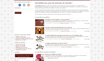 Le site du chocolat