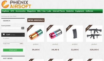 PhenixAirsoft, la Boutique en ligne Airsoft