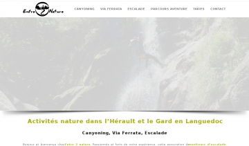 Entre2nature: Canyoning, Escalade et Via-ferrata dans l'Hérault et le Gard près de Montpellier