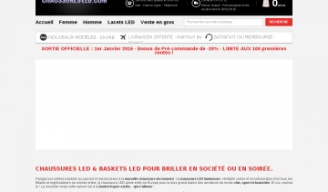 Magasin en ligne de chaussures LED pas cher.