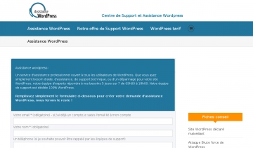 assistance wordpress