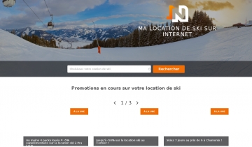 notresphere site de location de ski en ligne